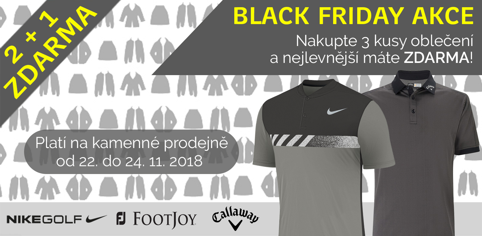 Black friday 2+1 zdarma